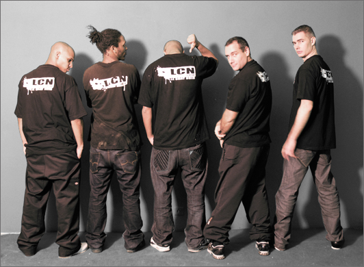 Photo du groupe de writers LCN